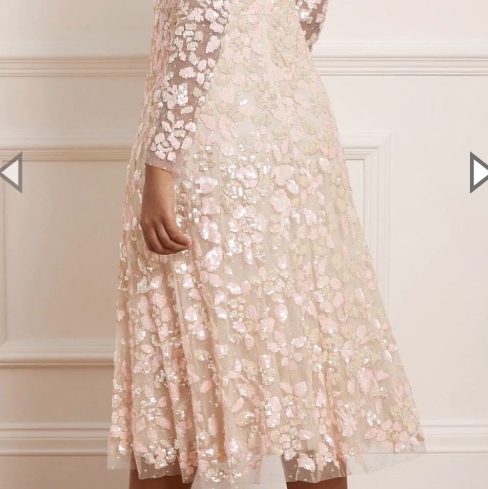 BHLDN Needle & Thread Knee Length Dress size US 8 $629